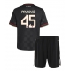 Bayern Munich Aleksandar Pavlovic #45 Rezervni Dres za djecu 2025-26 Kratak Rukav (+ Kratke hlače) Bayern Munich Aleksandar Pavlovic #45 Rezervni Dres za djecu 2025-26 Kratak Rukav (+ Kratke hlače)